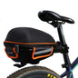 West Biking  Bicycle Shelf Mountain Road Bike Big Capacity Bag Riding Shelf Hard Shell Tail Bag  With Rain Cover, Red, Green, Blue, Orange