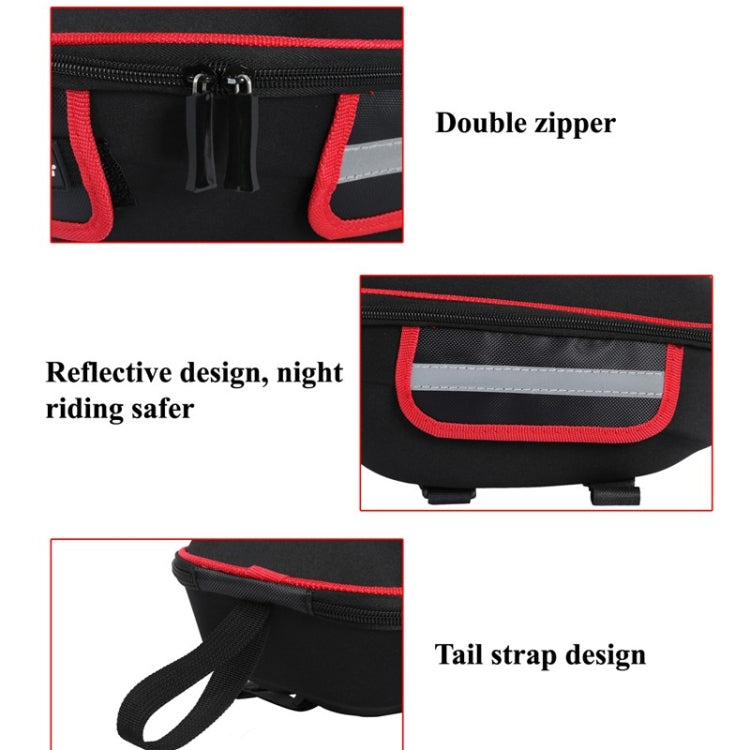 West Biking  Bicycle Shelf Mountain Road Bike Big Capacity Bag Riding Shelf Hard Shell Tail Bag  With Rain Cover, Red, Green, Blue, Orange