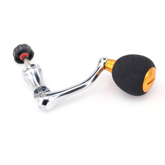 DEUKIO All-Metal EVA Rocker Fishing Reel Rocker Aluminum Alloy Knob For Fish Reel Tackle Accessory, Medium (Golden), Medium(Red), Medium (Gun Color), Large (Golden), Large (Red), Large (Gun Color)