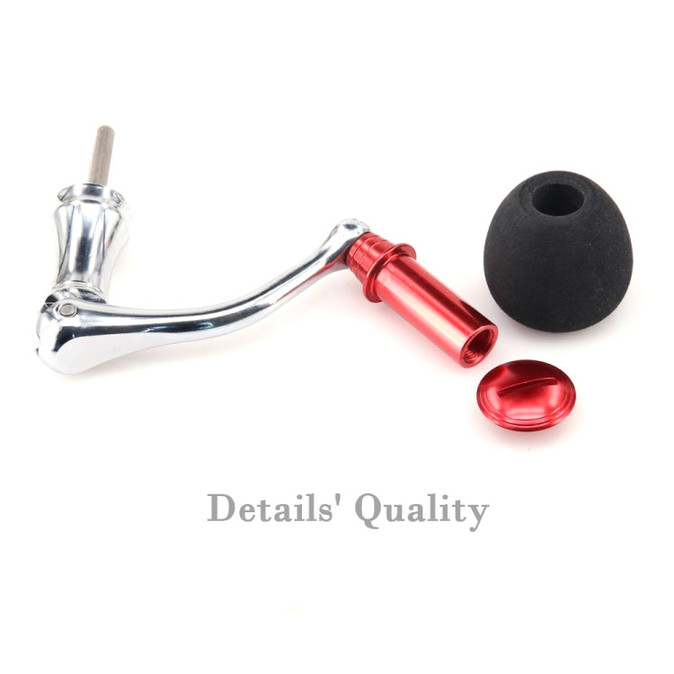 DEUKIO All-Metal EVA Rocker Fishing Reel Rocker Aluminum Alloy Knob For Fish Reel Tackle Accessory, Medium (Golden), Medium(Red), Medium (Gun Color), Large (Golden), Large (Red), Large (Gun Color)