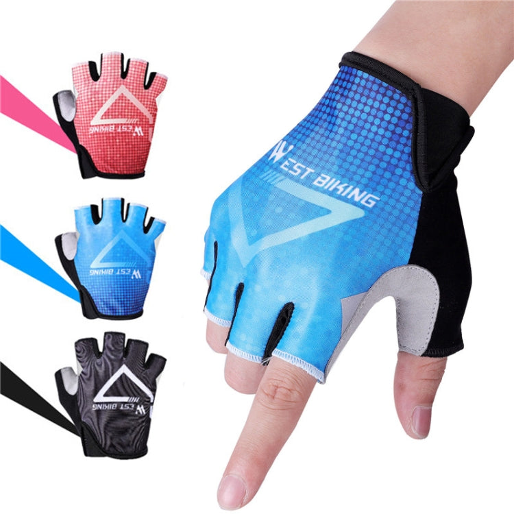 WEST BIKING YP0211215 Riding Gloves Summer Half Finger Breathable Outdoor Cycling Gloves, M, L, XL, XXL