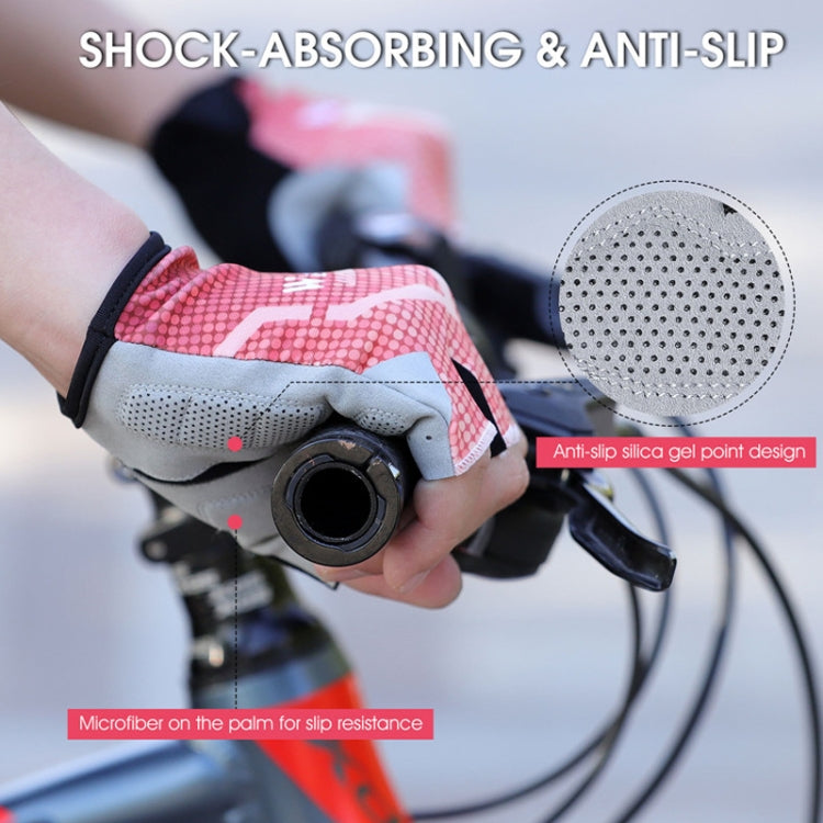 WEST BIKING YP0211215 Riding Gloves Summer Half Finger Breathable Outdoor Cycling Gloves, M, L, XL, XXL
