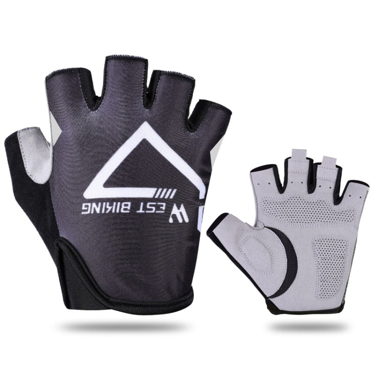 WEST BIKING YP0211215 Riding Gloves Summer Half Finger Breathable Outdoor Cycling Gloves, M, L, XL, XXL