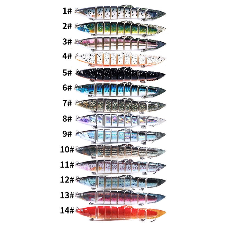 HENGJIA Multi-Segment Fish Bait Fake Fish Bait Luya Loach Bait, 1 14cm 21.4g, 2 14cm 21.4g, 3 14cm 21.4g, 4 14cm 21.4g, 5 14cm 21.4g, 6 14cm 21.4g, 7 14cm 21.4g, 8 14cm 21.4g, 9 14cm 21.4g, 10 14cm 21.4g, 11 14cm 21.4g, 12 14cm 21.4g, 13 14cm 21.4g����...