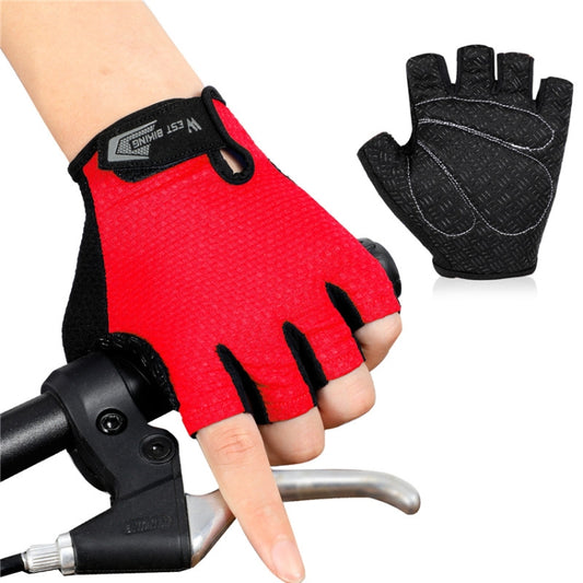 WEST BIKING YP0211218 Cycling Breathable Short Gloves Non-Slip Half Finger Gloves, M, L, XL, 2XL