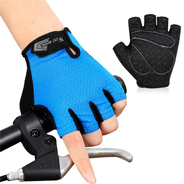 WEST BIKING YP0211218 Cycling Breathable Short Gloves Non-Slip Half Finger Gloves, M, L, XL, 2XL