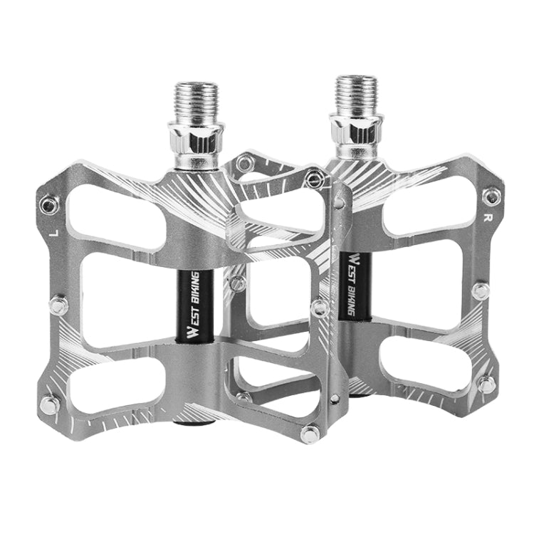 WEST BIKING YP0802080 Bicycle Aluminum Alloy Pedal Riding Foot Pedal Bicycle Accessories, YP0802080