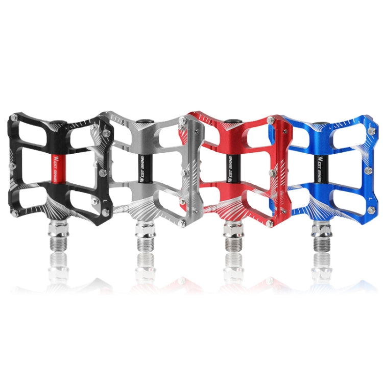 WEST BIKING YP0802080 Bicycle Aluminum Alloy Pedal Riding Foot Pedal Bicycle Accessories, YP0802080
