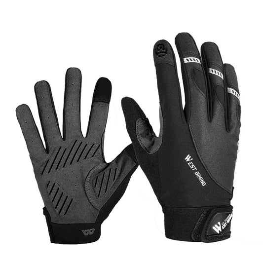 WEST BIKING YP0211209 Bicycle Gloves Shock Absorber Anti-Slip Touch Screen Glove, M, L, XL