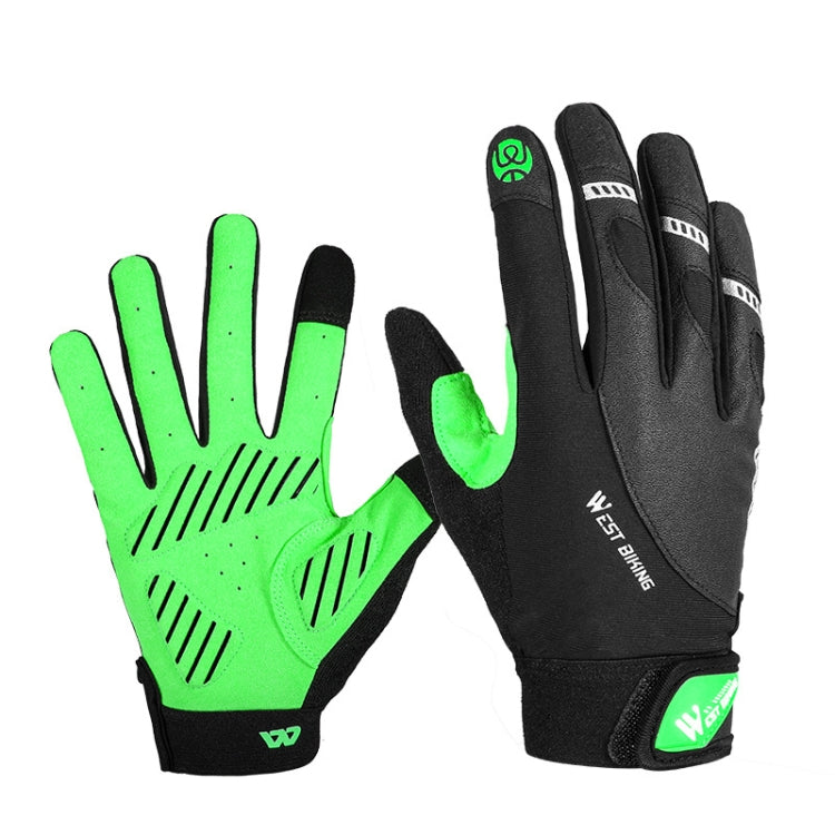 WEST BIKING YP0211209 Bicycle Gloves Shock Absorber Anti-Slip Touch Screen Glove, M, L, XL