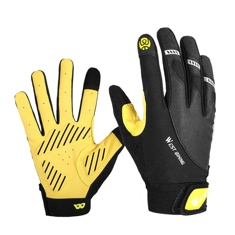 WEST BIKING YP0211209 Bicycle Gloves Shock Absorber Anti-Slip Touch Screen Glove, M, L, XL