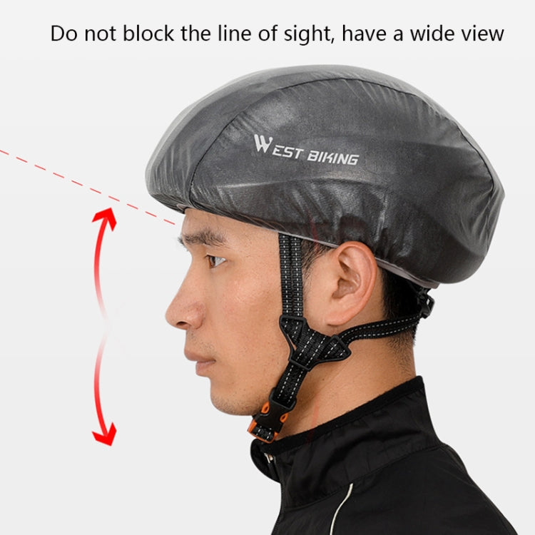 WEST BIKING YP0708080 Mountain Road Bike Cycling Helmet Windproof Dustproof Reflective Rainproof Cover, WEST BIKING YP0708080(Dark Grey), WEST BIKING YP0708080(Blue)