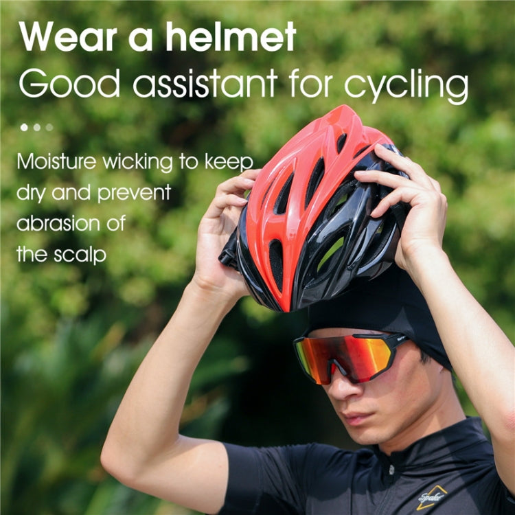 West Biking YP0201294 Summer Ice Silk Hat Riding Windproof Hood Breathable And Quick-Drying Helmet Lining Cap, Ice Silk Hat Riding Cap(Black), Ice Silk Hat Riding Cap(Gray)
