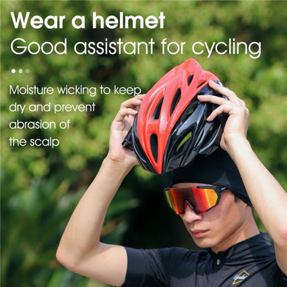 West Biking YP0201294 Summer Ice Silk Hat Riding Windproof Hood Breathable And Quick-Drying Helmet Lining Cap, Ice Silk Hat Riding Cap(Black), Ice Silk Hat Riding Cap(Gray)