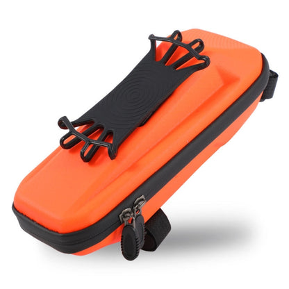 WEST BIKING YP0707263 Bicycle Outdoor Front Beam Bag EVA Hard Shell Phone Bag, Black, Dark Green, Orange, Fluorescent yellow, Gray