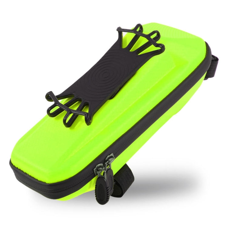 WEST BIKING YP0707263 Bicycle Outdoor Front Beam Bag EVA Hard Shell Phone Bag, Black, Dark Green, Orange, Fluorescent yellow, Gray