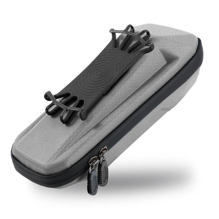 WEST BIKING YP0707263 Bicycle Outdoor Front Beam Bag EVA Hard Shell Phone Bag, Black, Dark Green, Orange, Fluorescent yellow, Gray