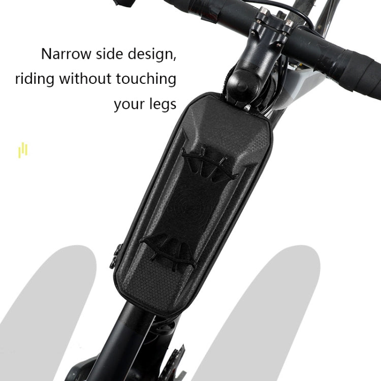 WEST BIKING YP0707263 Bicycle Outdoor Front Beam Bag EVA Hard Shell Phone Bag, Black, Dark Green, Orange, Fluorescent yellow, Gray