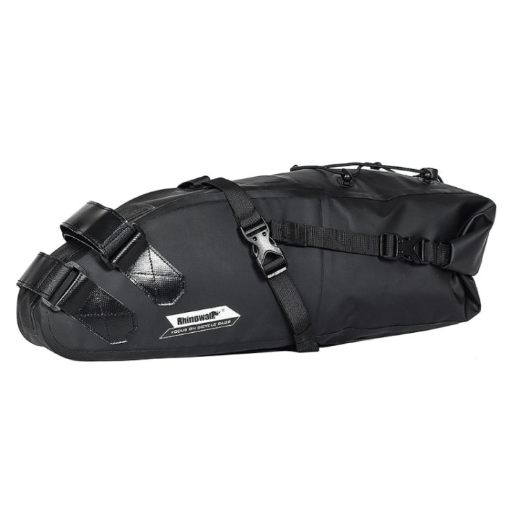 Rhinowalk RK19511 Full Waterproof Bicycle Saddle Tail Bag Big Capacity Road Bike Bag, RK19511 Black 10L, RK19512 Black 5L, RK19513 Black 13L