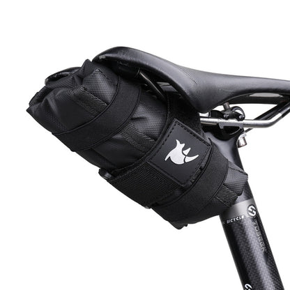 Rhinowalk RK5100 Bicycle Tools Storage Bag Mountain Bike Saddle Bag, RK5100 (Black), RK5100 (Gray)