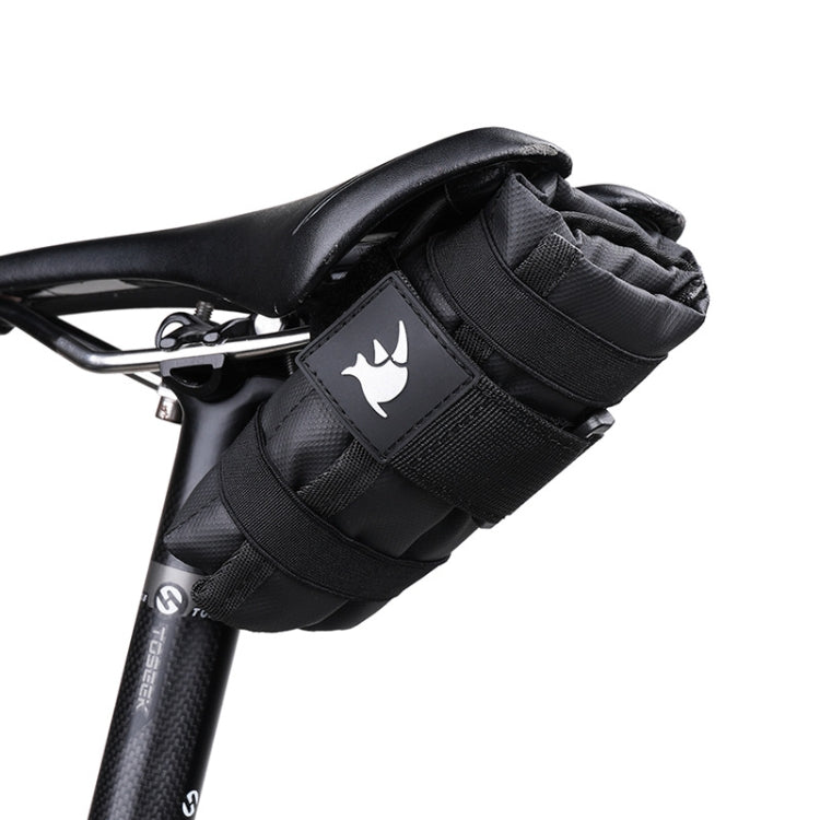 Rhinowalk RK5100 Bicycle Tools Storage Bag Mountain Bike Saddle Bag, RK5100 (Black), RK5100 (Gray)