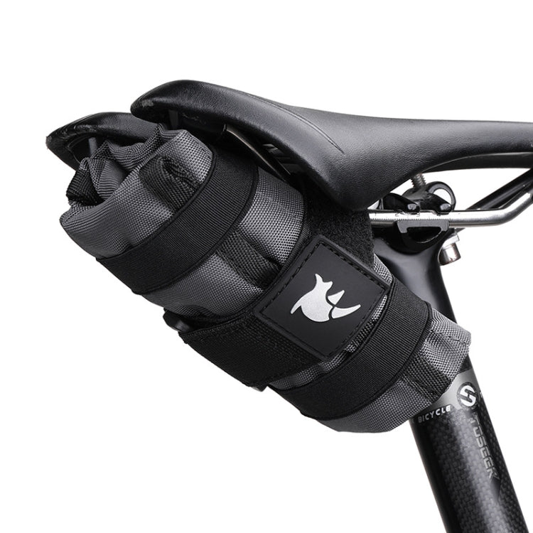Rhinowalk RK5100 Bicycle Tools Storage Bag Mountain Bike Saddle Bag, RK5100 (Black), RK5100 (Gray)