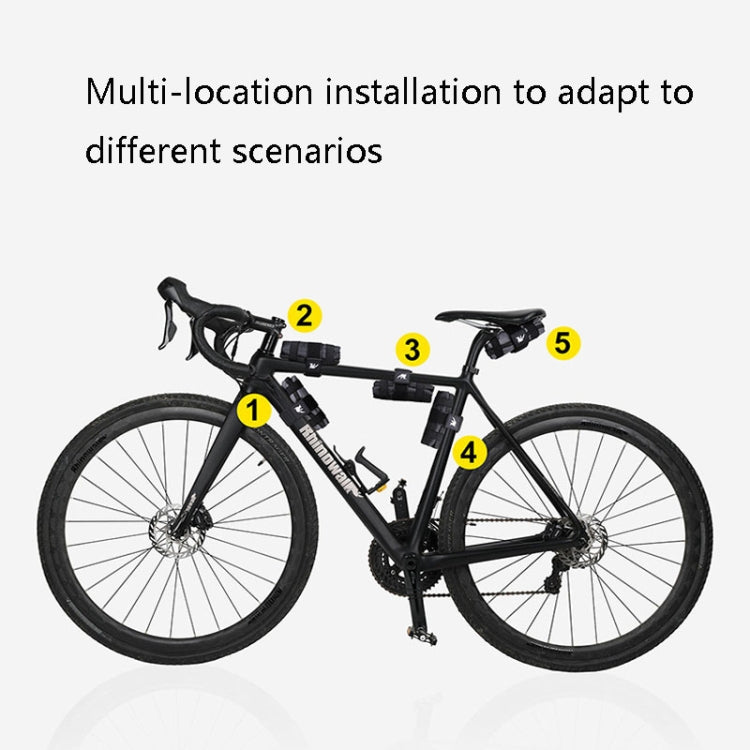 Rhinowalk RK5100 Bicycle Tools Storage Bag Mountain Bike Saddle Bag, RK5100 (Black), RK5100 (Gray)