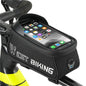WEST BIKING West 6.9 Inches Rider Bike Reflective Mobile Phone Touch Screen Front Bag Mountain Bike Front Beam Upper Tube Bag, YP0707267