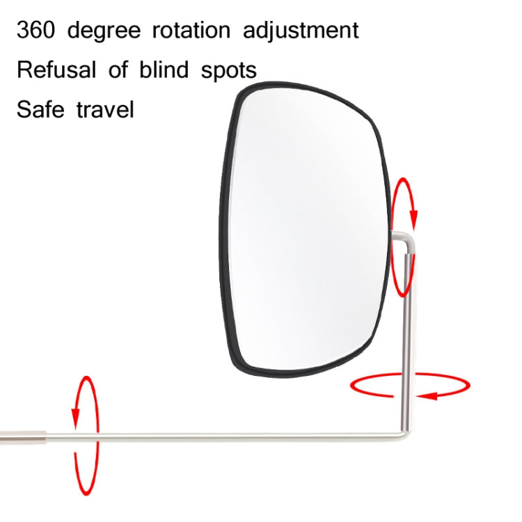 WEST BIKING Bicycle Riding Glasses Mini Rearview Mirror Multi-Angle Adjustable Flat Mirror, Helmet Mini  Rearview Mirror