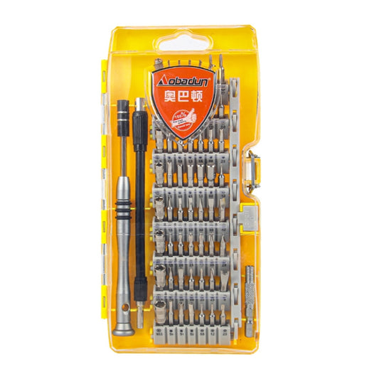 Obadun 9800 58 in 1 Screwdriver Set Manual CRV Batch Mobile Phone Disassembly Glasses Repair Tool, Obadun 9800(Yellow), Obadun 9800(Orange)