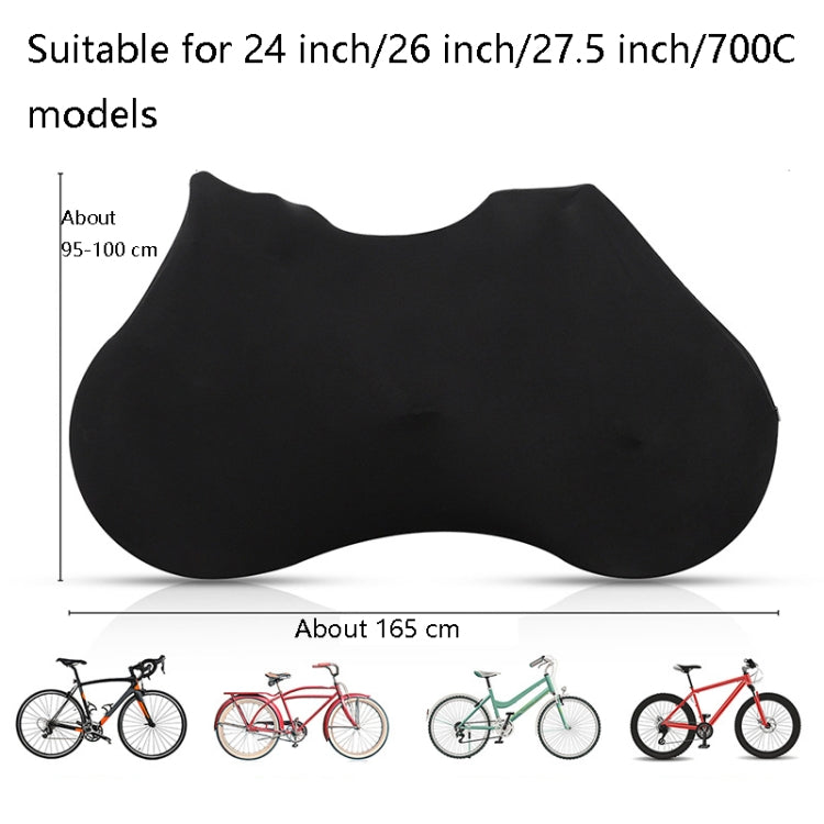 WEST BIKING Bicycle Dust Cover Bicycle Dust-Proof Protective Cover, Black, Letter