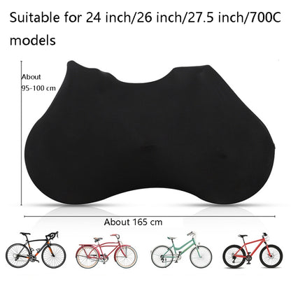 WEST BIKING Bicycle Dust Cover Bicycle Dust-Proof Protective Cover, Black, Letter