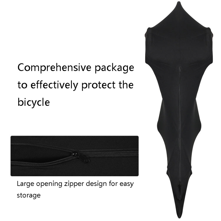 WEST BIKING Bicycle Dust Cover Bicycle Dust-Proof Protective Cover, Black, Letter