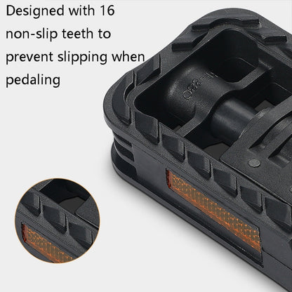 West Biking YP0802082 Bicycle Folding Pedal Bike Ball Axle Foot Pedal, YP0802082