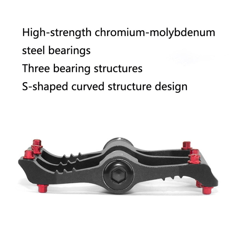 1 Pair PROMEND Mountain Bike Road Bike Bicycle Aluminum Pedals, D-M86, PD-M86, PD-R87