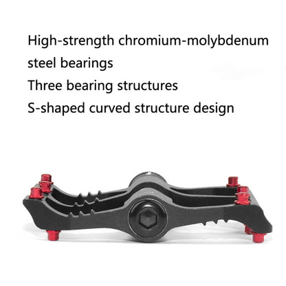 1 Pair PROMEND Mountain Bike Road Bike Bicycle Aluminum Pedals, D-M86, PD-M86, PD-R87