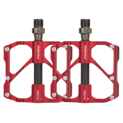 1 Pair PROMEND Bicycle Road Bike Mountain Bike 3 Palin Carbon Fiber Bearing Pedal, PD-M86C, PD-R87C