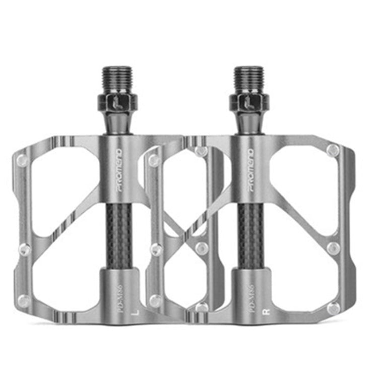 1 Pair PROMEND Bicycle Road Bike Mountain Bike 3 Palin Carbon Fiber Bearing Pedal, PD-M86C, PD-R87C