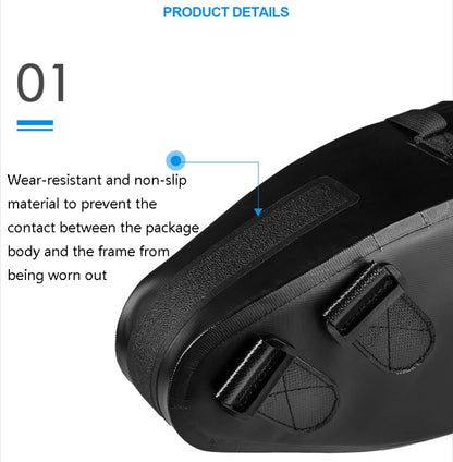 AFISHTOUR FB2040 13L Bicycle Big Tail Bag Big Large Capacity Long-Distance Cycling Saddle Bag, 13L