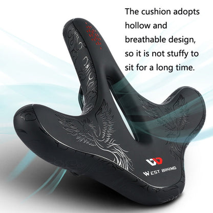 WEST BIKING YP0801122 Bicycle Mountain Bike Large Cushion Leisure And Comfortable Bicycle Saddle, YP0801122