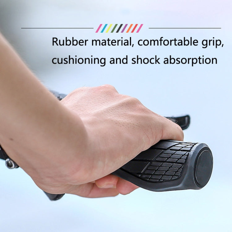 1 Pair WEST BIKING YP0804060 Bicycle Grips Mountain Bike Non-Slip Rubber Grips, YP0804060