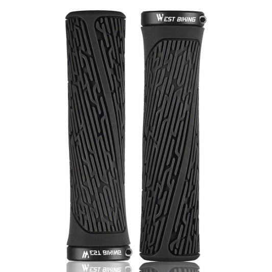 1 Pair WEST BIKING YP0804061 Bicycle Anti-Slip Shock Absorber Grip Mountain Bike Rubber Handlebar Cover, YP0804061, YP0804061 Grass