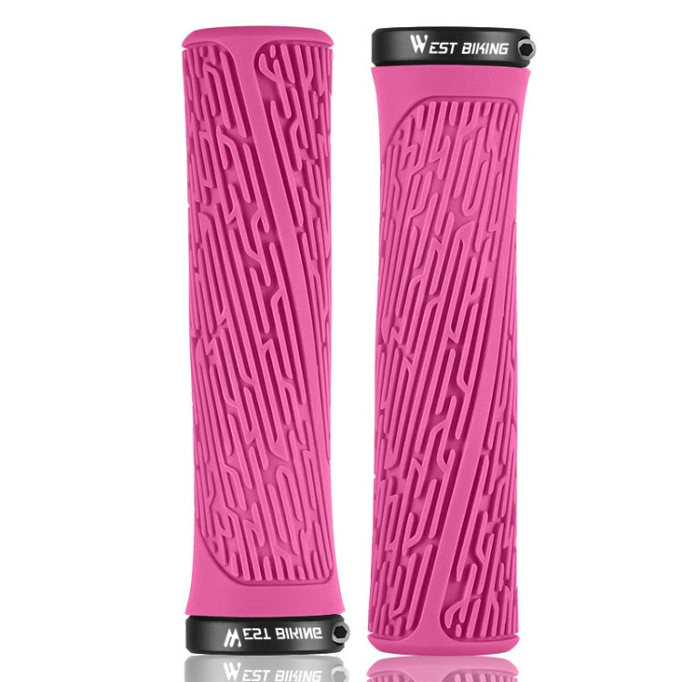1 Pair WEST BIKING YP0804061 Bicycle Anti-Slip Shock Absorber Grip Mountain Bike Rubber Handlebar Cover, YP0804061, YP0804061 Grass