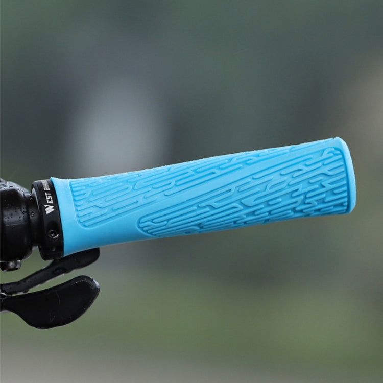 1 Pair WEST BIKING YP0804061 Bicycle Anti-Slip Shock Absorber Grip Mountain Bike Rubber Handlebar Cover, YP0804061, YP0804061 Grass