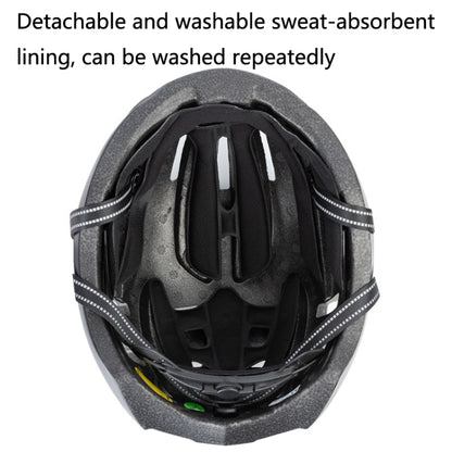 PROMEND TK-12H15 Mountain Bike USB Magnetic Goggles Helmet With Warning Light, PROMEND TK-12H15(Black Red), PROMEND TK-12H15(Titanium Gray)