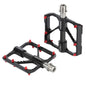 1 Pair PROMEND Titanium Axle Carbon Tube Bicycle Pedal Mountain Bike Road Bike 3 Palin Pedal, PD-M86C-TI, PD-R87C-TI