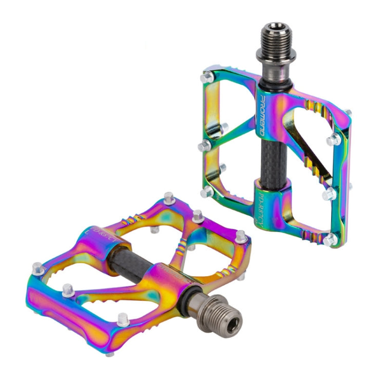 1 Pair PROMEND Three Peilin Bearing Aluminum Alloy CNC Bicycle Colorful Pedal, PD-M86CY, PD-R87CY