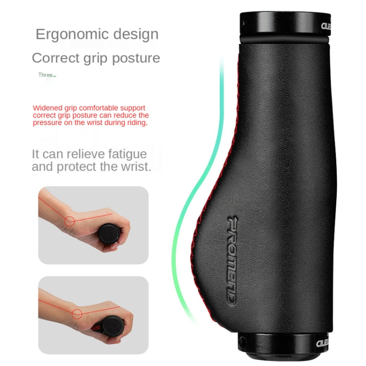 1 Pair PROMEND GR-502H Bicycle Mountain Bike Folding Bike Locking Ergonomic Meat Ball Gloves, GR-502H Brown, GR-502H