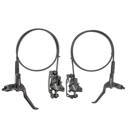 Meroca M800 Bicycle Brake Mountain Bike Universal Bilateral Brake Oil Pressure Disc Brake, Style:, 1 Pair Oil Brakes, 1 Pair Oil Brakes + 1 Pair Disc Brakes, Right Front 800mm, Left Back 1400mm, Right Front 800mm + Disc Brake���������������������������...