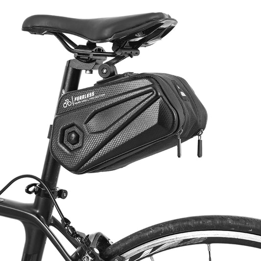 WEST BIKING Large Capacity 2.6L Bicycle Tail Bag Hard Shell Saddle Bag Adjustable Bracket Seat Cushion Tail Bag, WEST BIKING 2.6L Saddle Bag